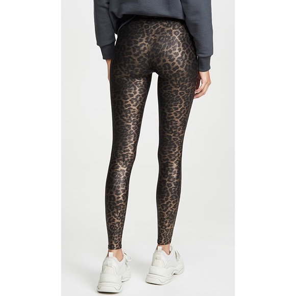 Spanx Faux Leather Leopard Leggings - Picture 4 of 7